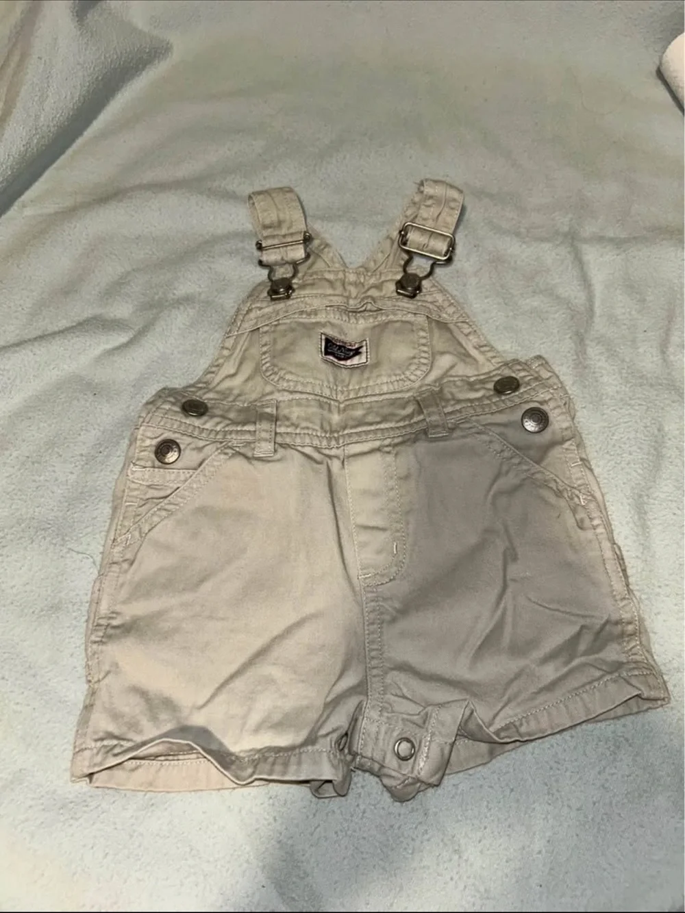 Old Navy Cream Short Overalls for Kids